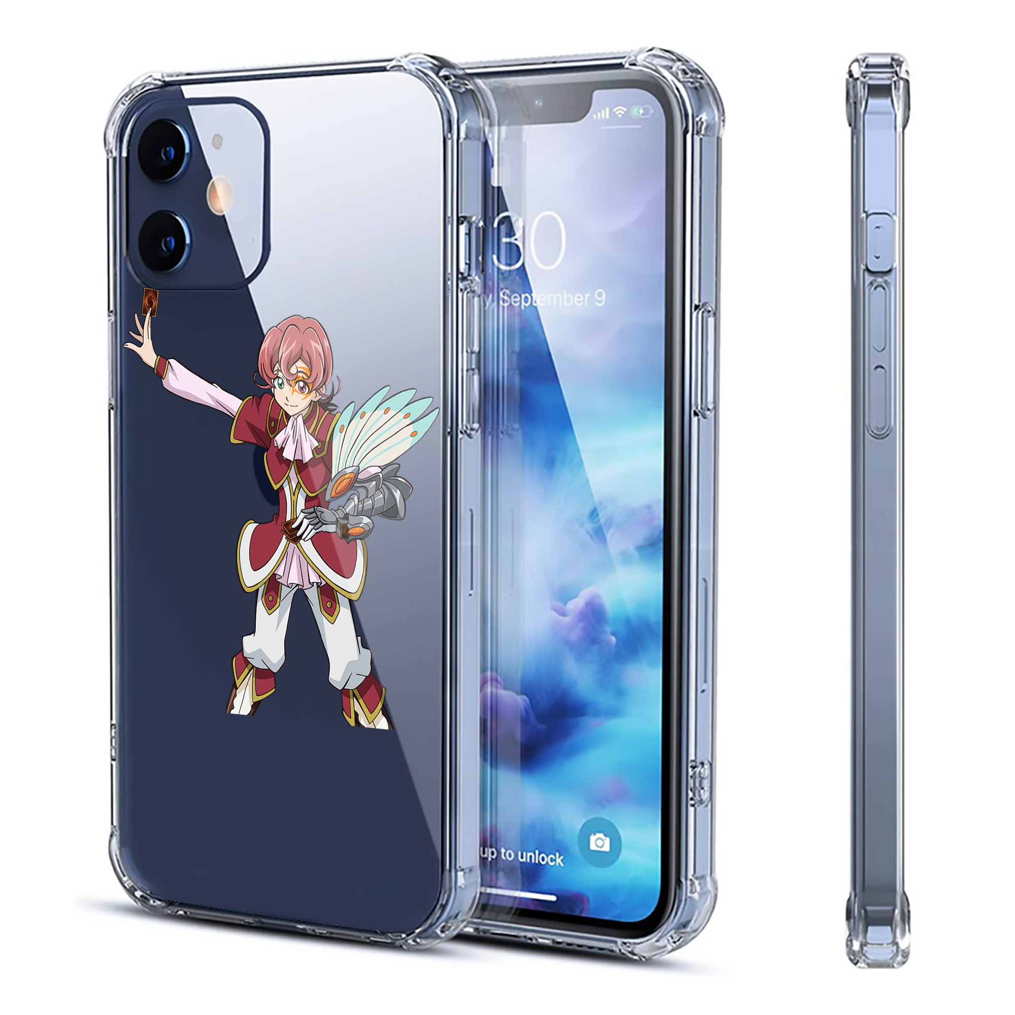 （画像用） 遊☆戯☆王 Yu-Gi-Oh! 【iPhone 12シリーズ対応】透明スマホケース（クリアソフトケース）
